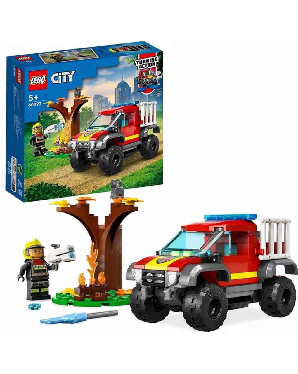 Lego city 4x4 fire truck rescue 60393