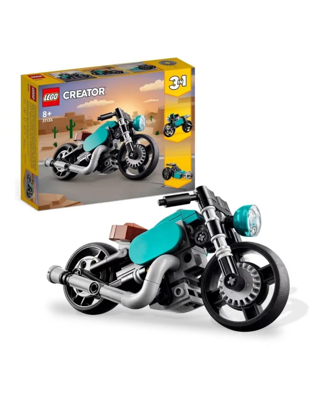 Lego creator 3in1 vintage motorcycle 31135
