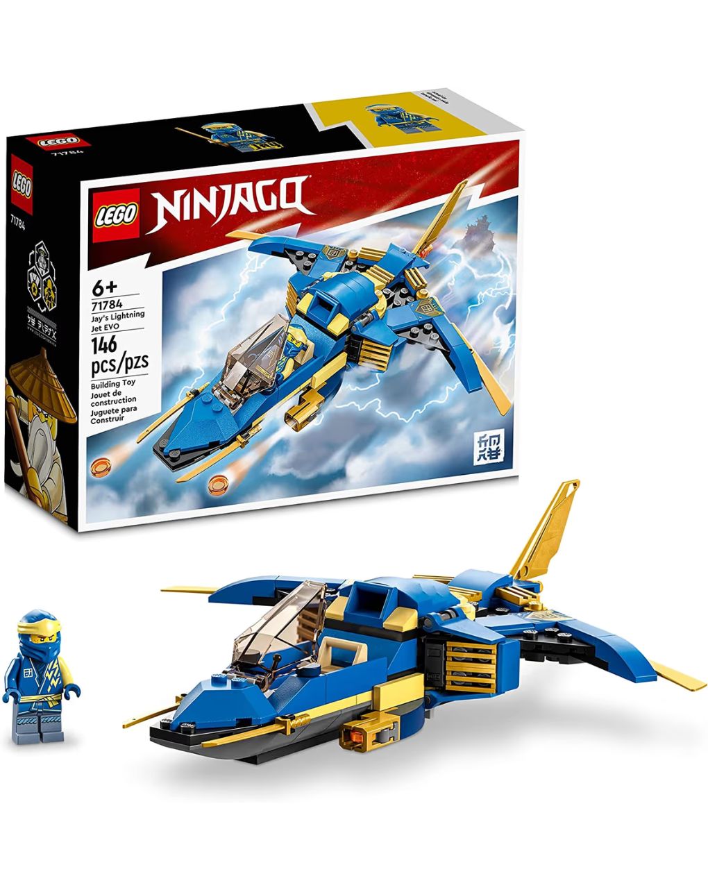 Lego ninjago jay’s lightning jet evo 71784
