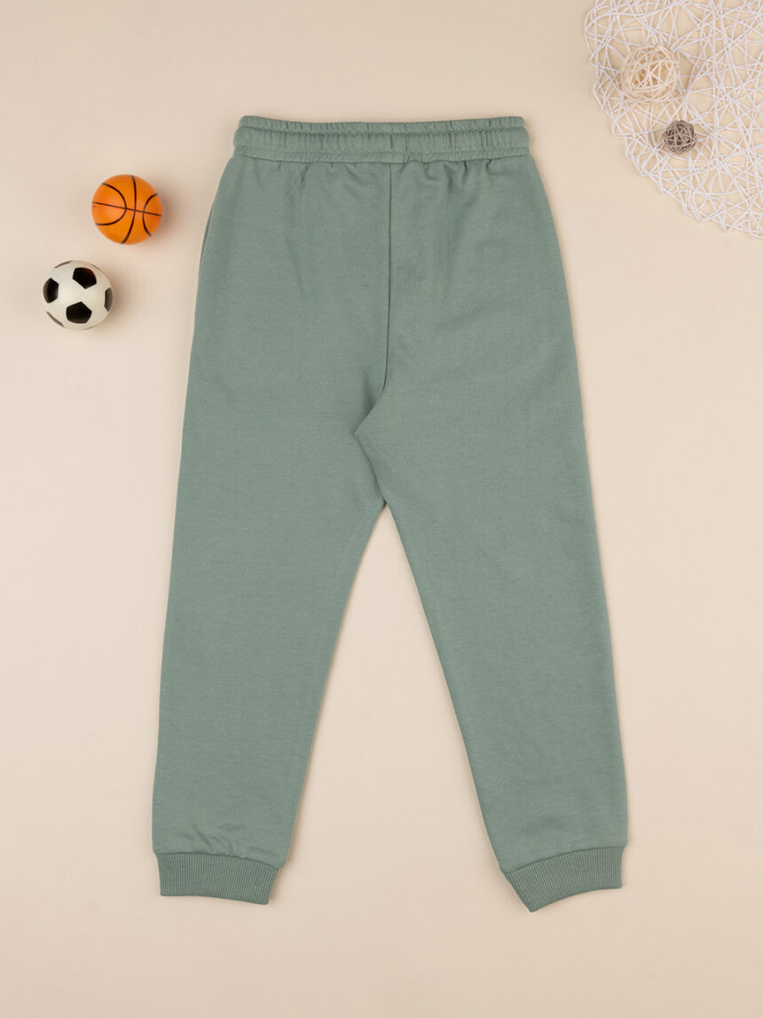 παιδικό παντελόνι φόρμας χακί για αγόρι - Prénatal