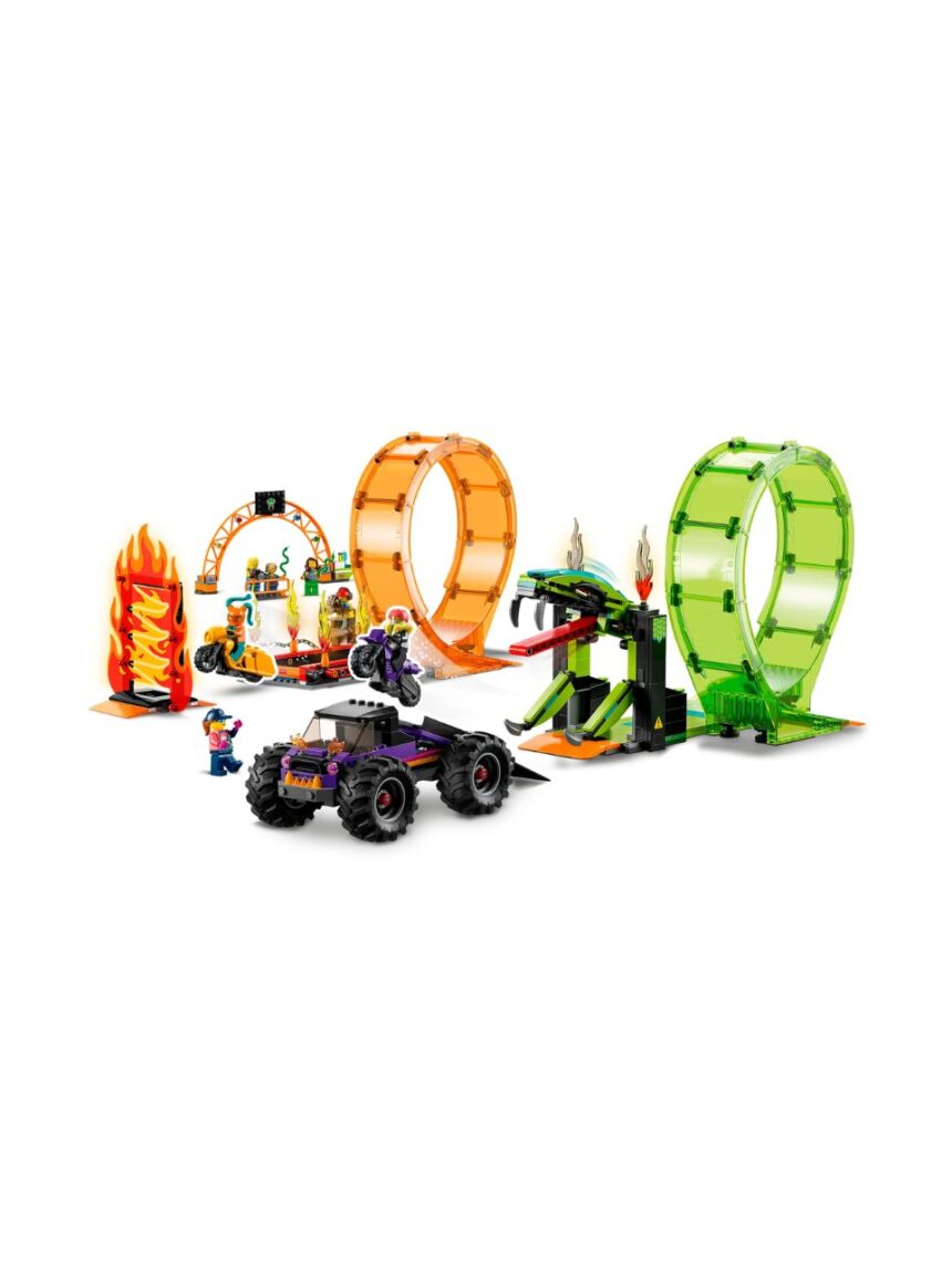 Lego city stuntz ακροβατική πίστα με δύο λουπ 60339 - Lego, Lego City