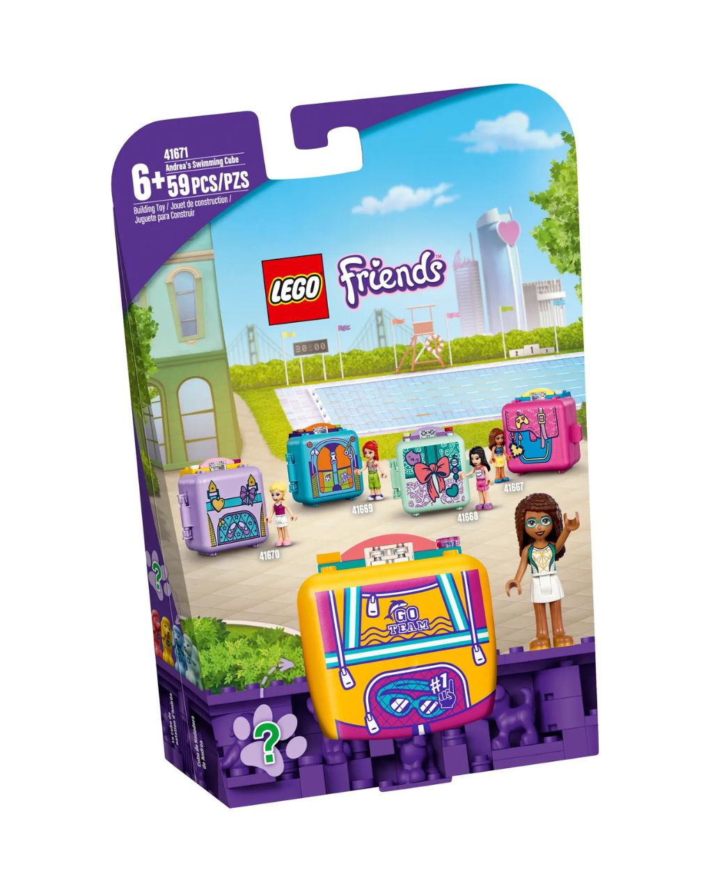 Lego friends friends andreas swimming cube 41671 - Lego, Lego Friends