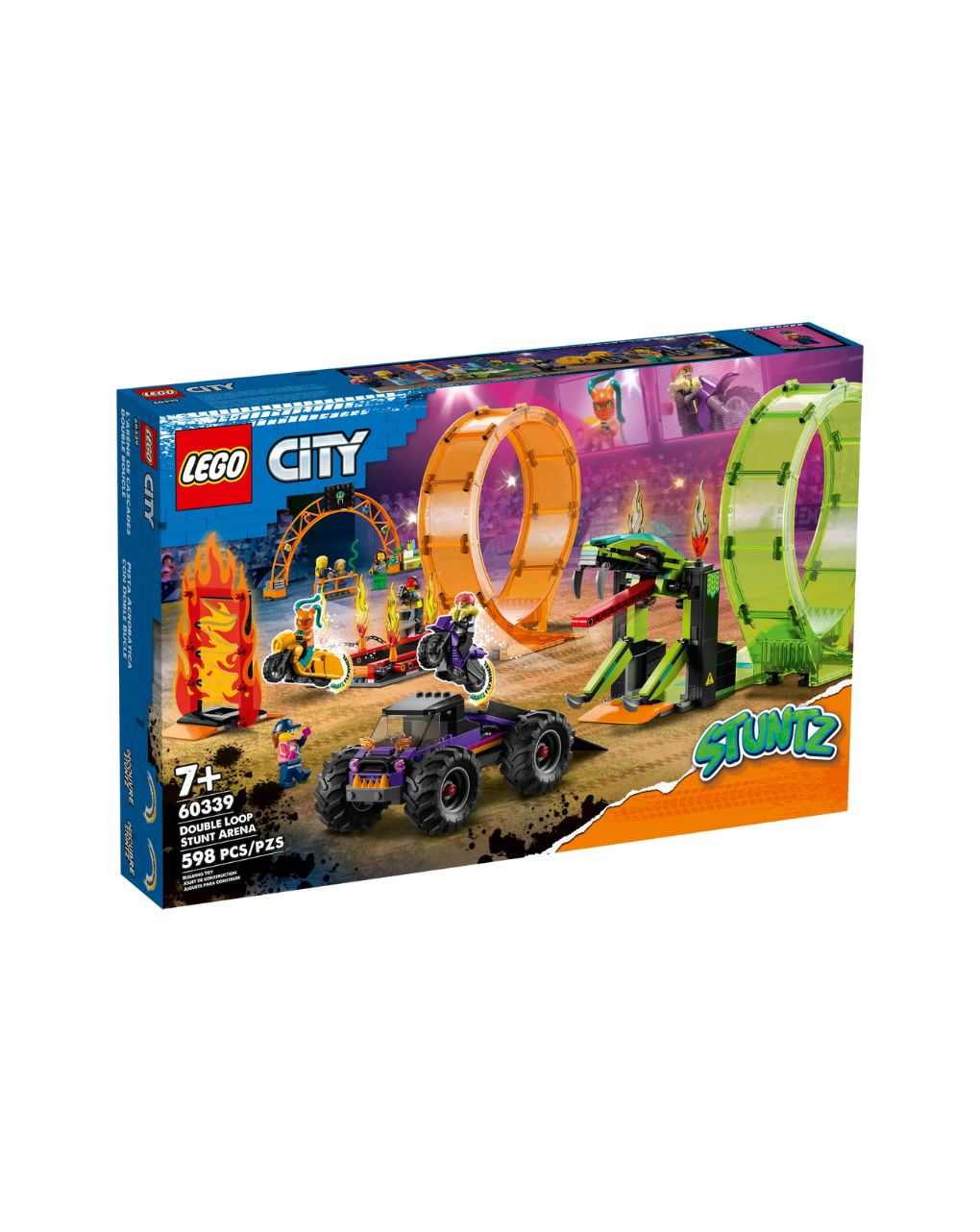Lego city stuntz ακροβατική πίστα με δύο λουπ 60339 - Lego, Lego City