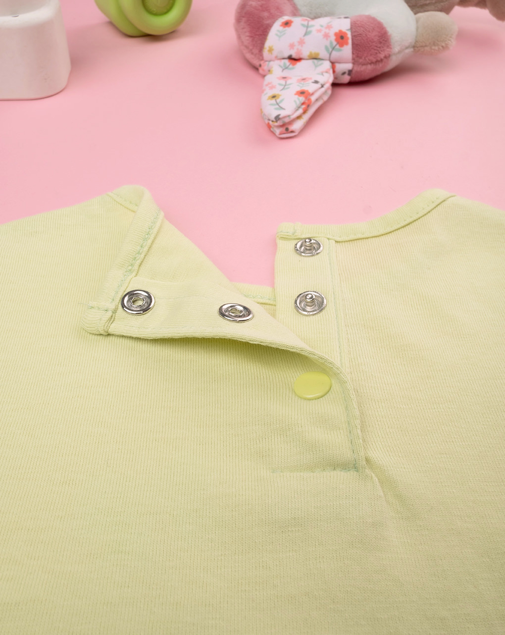βρεφική μπλούζα πράσινη με αρκουδάκι για κορίτσι - Prénatal