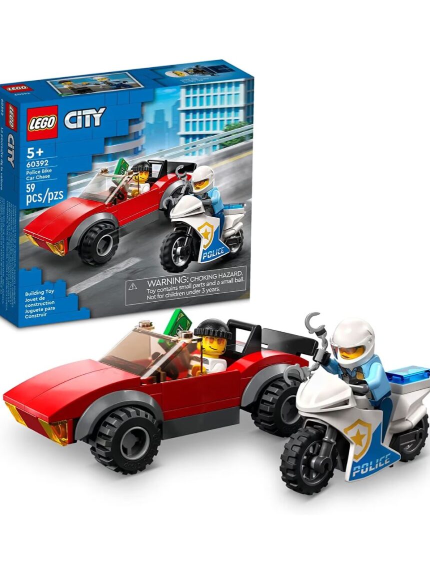 Lego city police bike car chase 60392 - Lego, Lego City