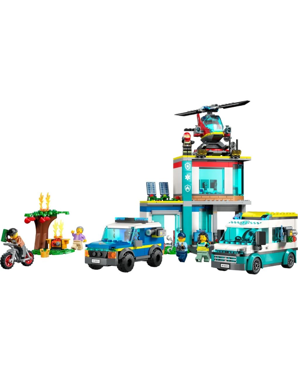 Lego city police emergency vehicles hq 60371 - Lego, Lego City