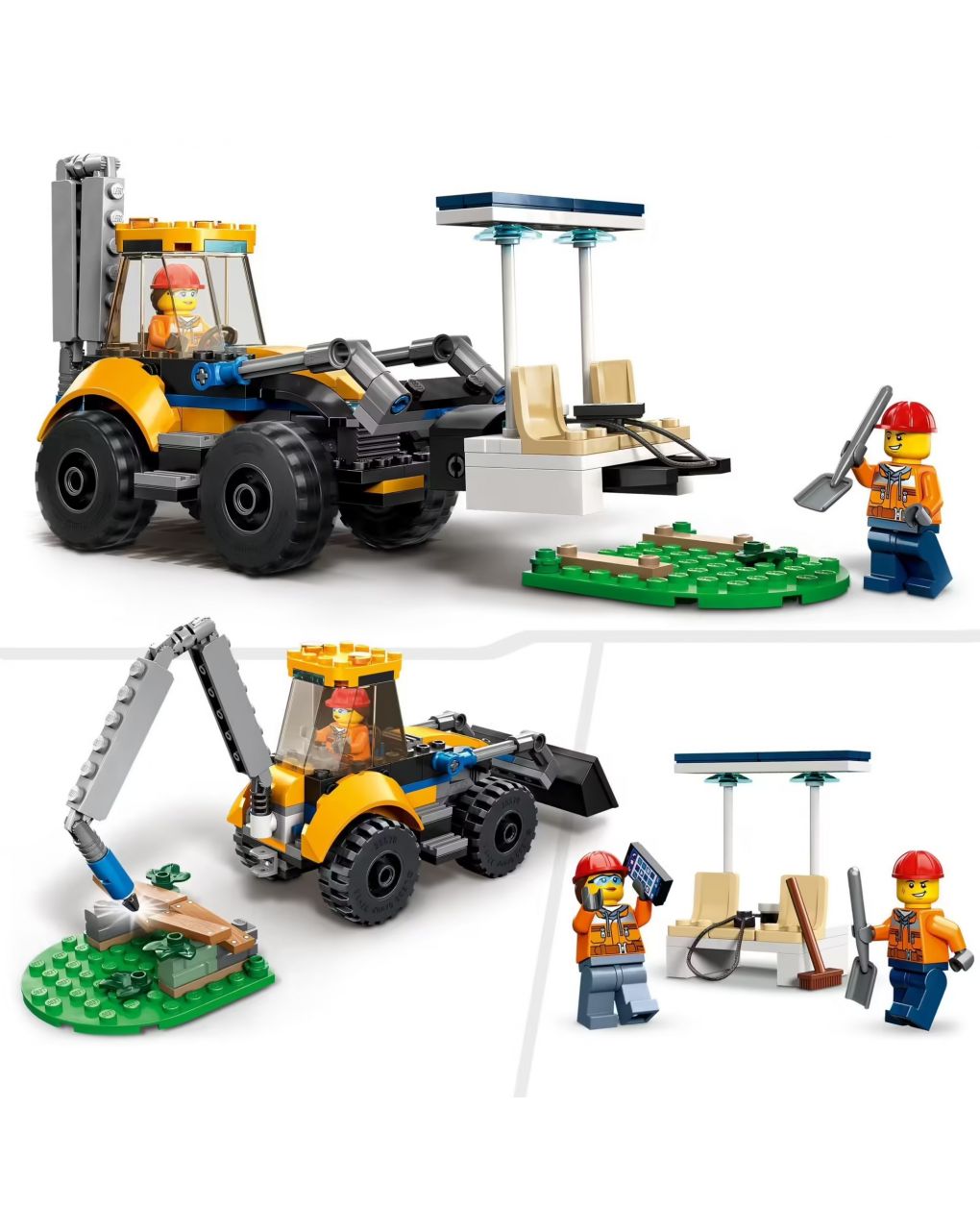 Lego city great vehicles construction digger 60385 - Lego, Lego City, Lego City Great Vehicles