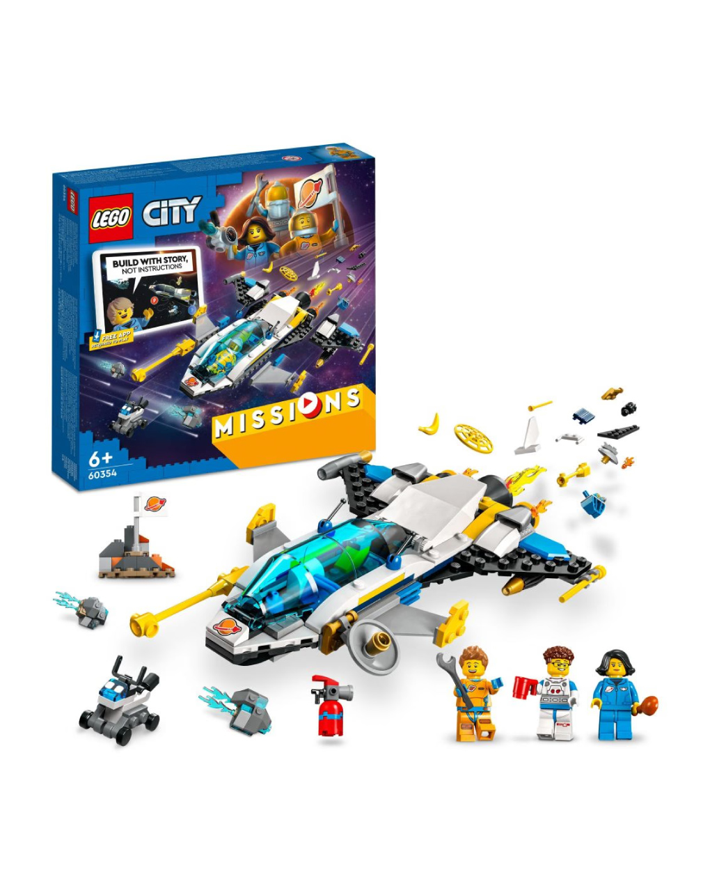 Lego city αποστολές εξερεύνησης του άρη με διαστημόπλοιο 60354 - Lego, Lego City