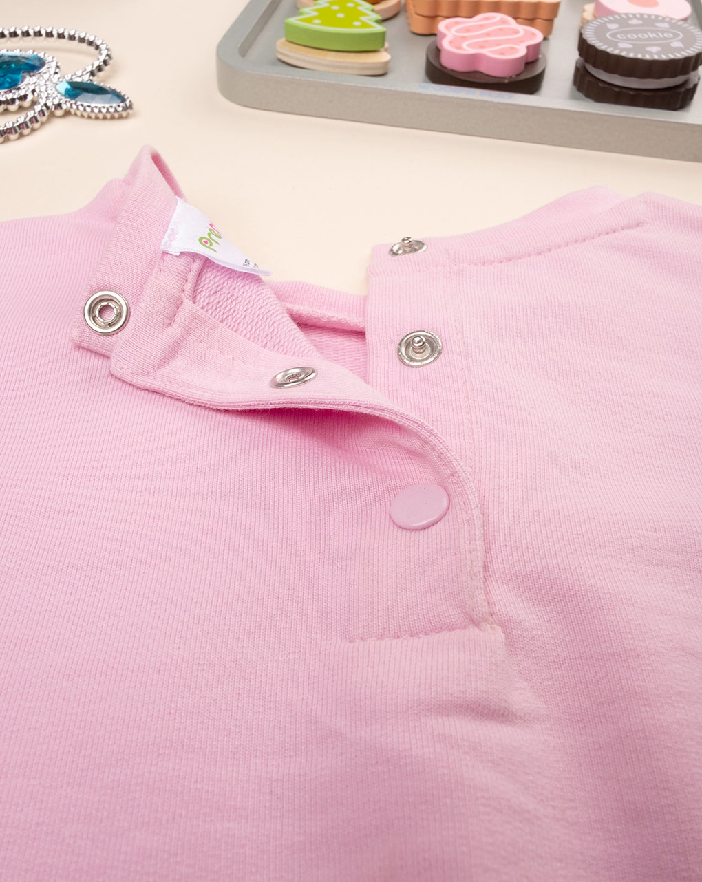 βρεφική μπλούζα ροζ i love you για κορίτσι - Prénatal