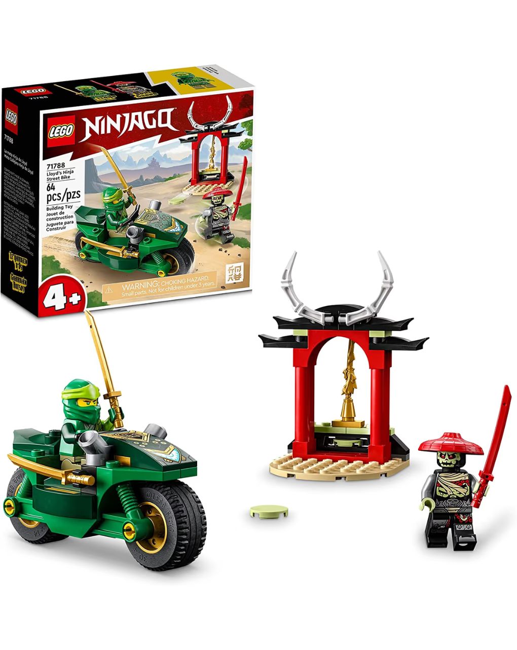Lego ninjago lloyd’s ninja street bike 71788