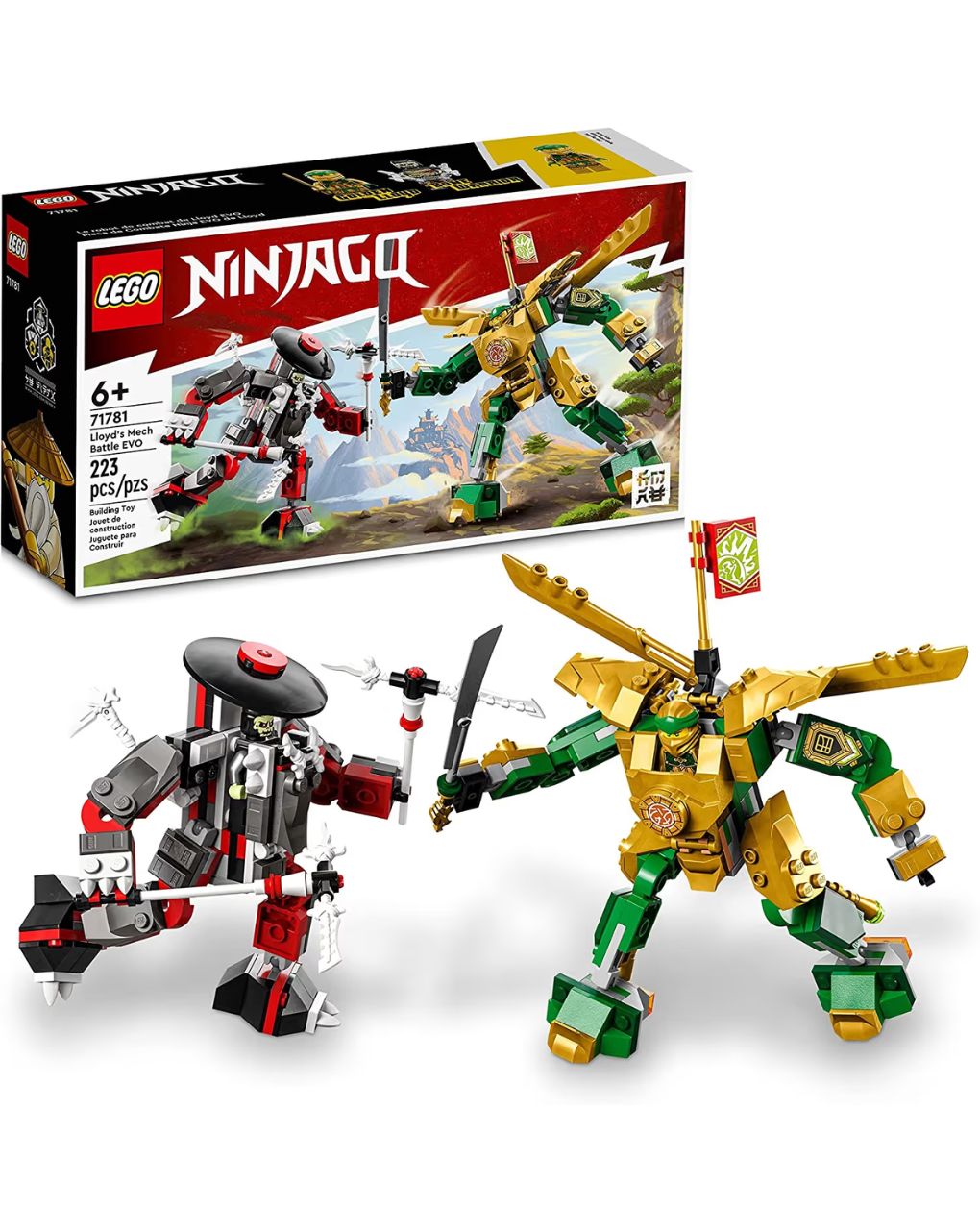 Lego ninjago lloyd’s mech battle evo 71781