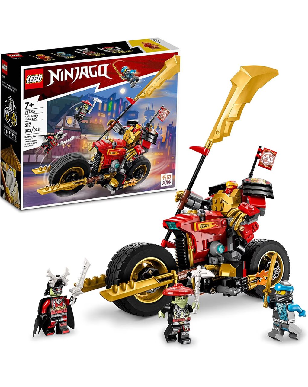 Lego ninjago kai’s mech rider evo 71783