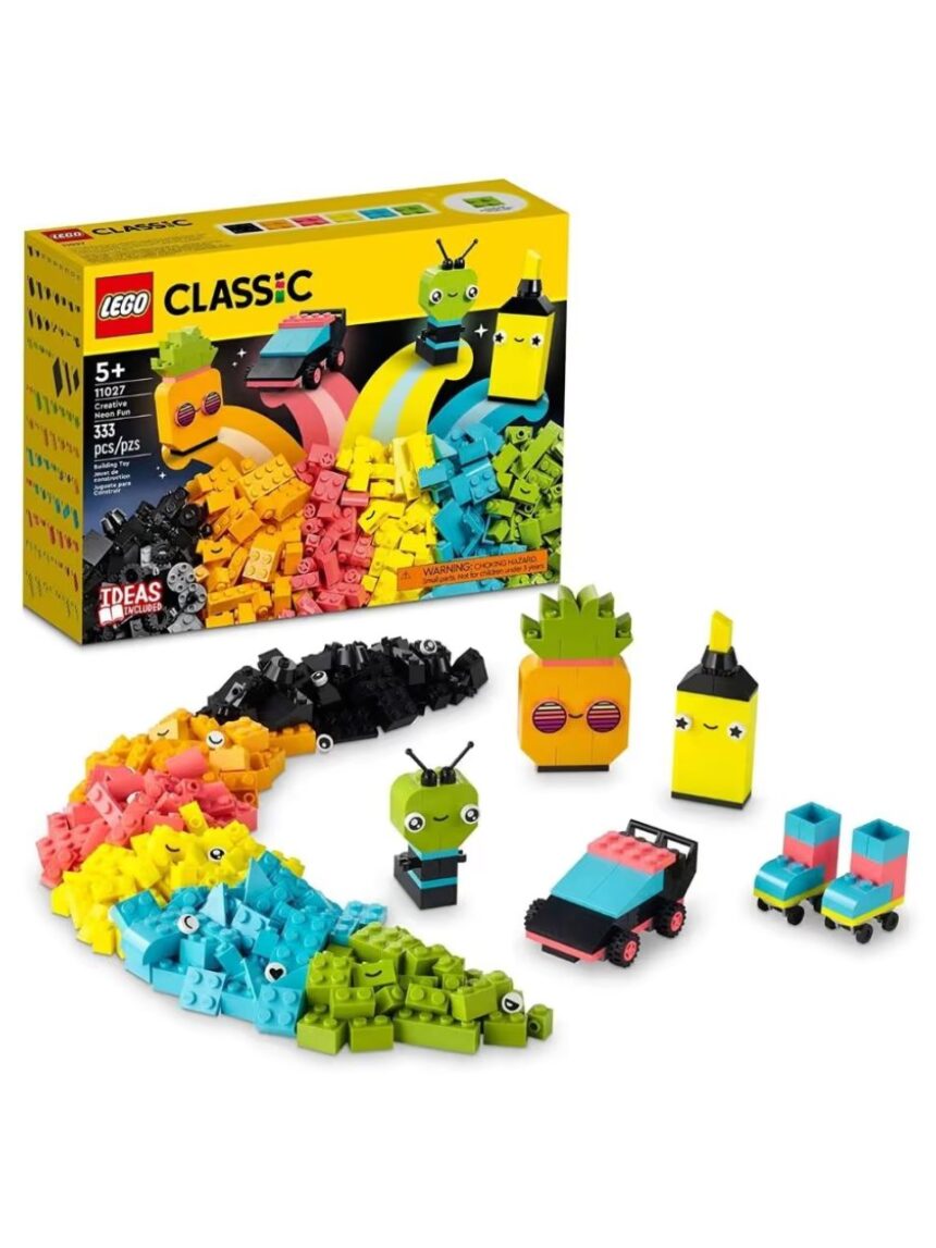 Lego classic δημιουργική διασκέδαση σε νέον χρώματα 11027 - Lego