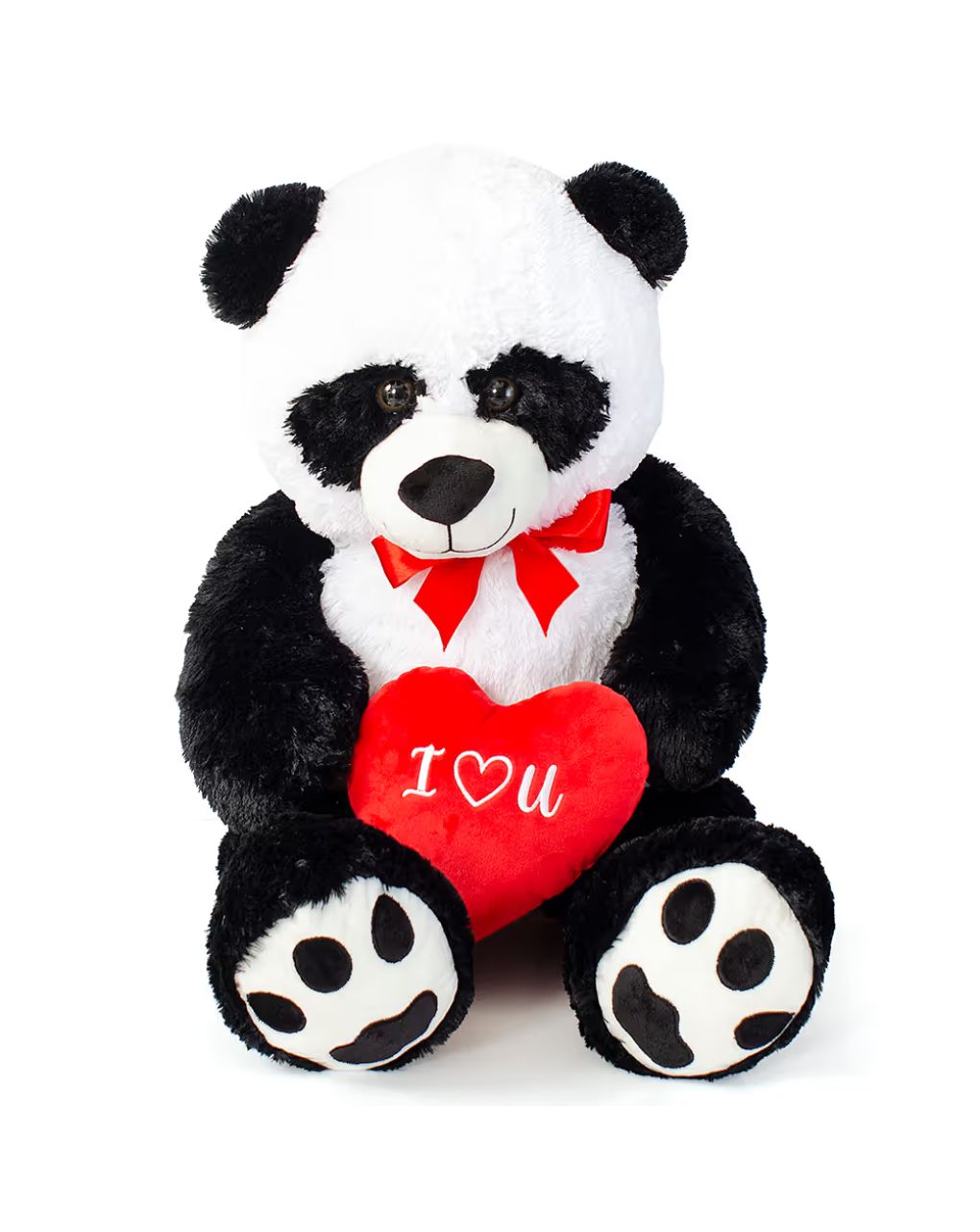 Friendlies λούτρινο panda με καρδιά i love you 100εκ 59504v