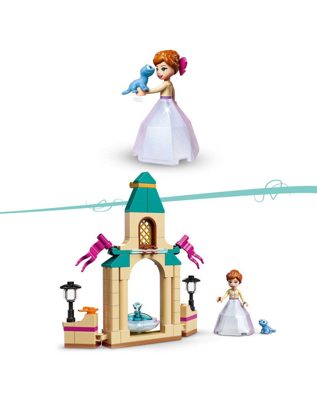 Lego  disney princess η αυλή του κάστρου της άννας 43198 - Lego