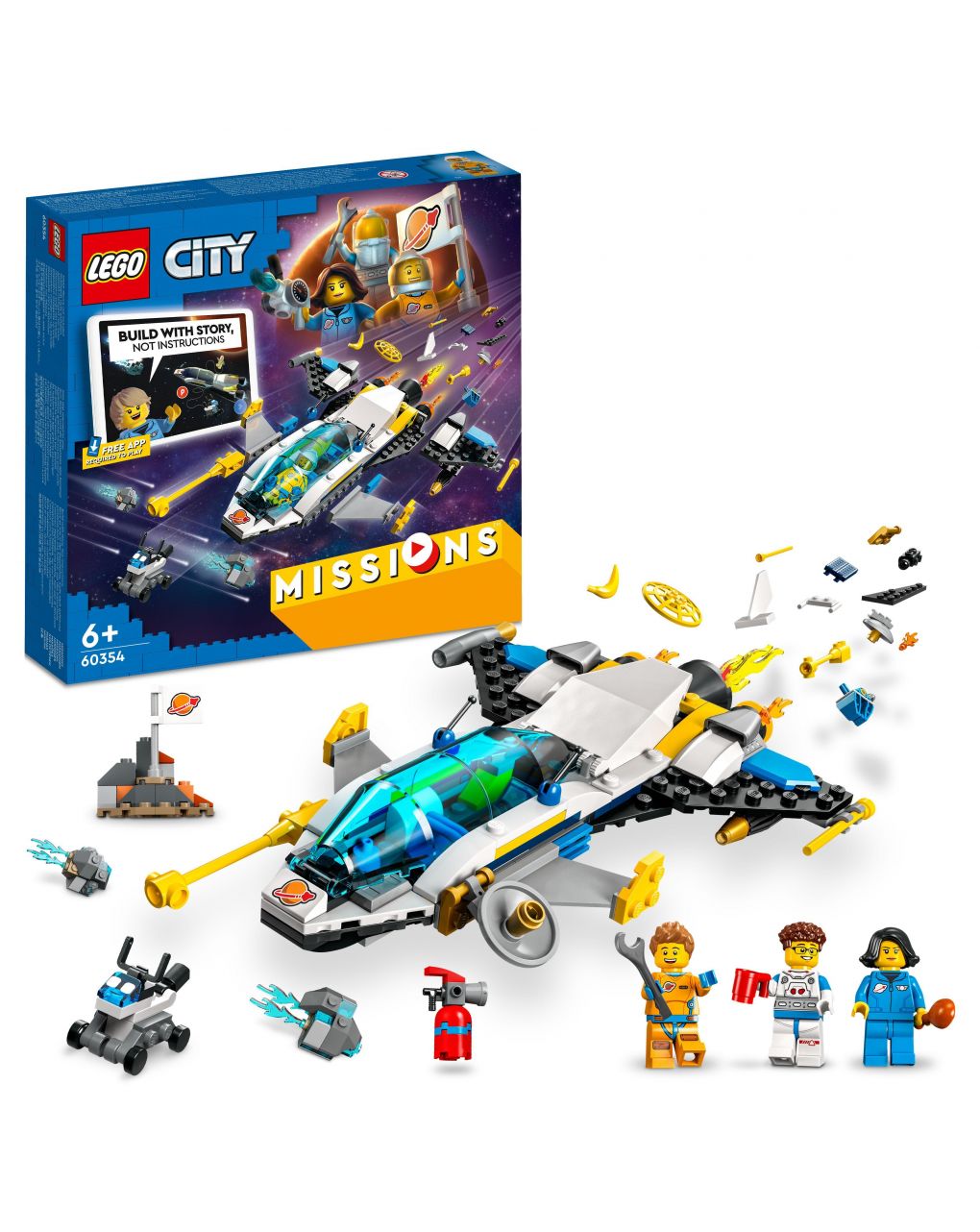 Lego city αποστολές εξερεύνησης του άρη με διαστημόπλοιο 60354
