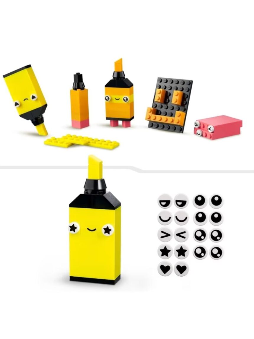 Lego classic δημιουργική διασκέδαση σε νέον χρώματα 11027 - Lego