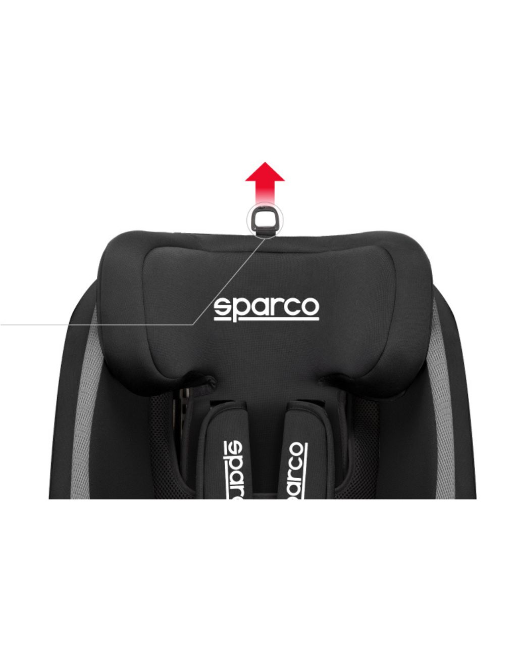 Sparco κάθισμα αυτοκινήτου i-size (76-150cm) grey sk5000i_gr - SPARCO