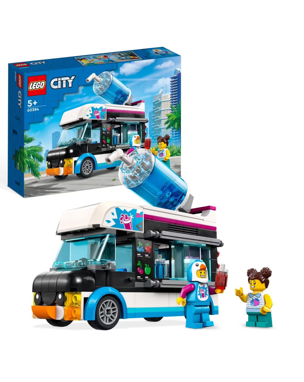 Lego city great vehicles penguin slushy van 60384