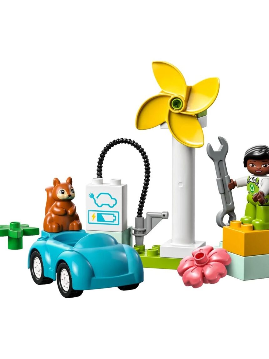 Lego duplo ανεμογεννήτρια και ηλεκτρικό αυτοκίνητο 10985 - LEGO DUPLO