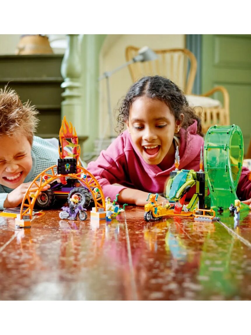 Lego city stuntz ακροβατική πίστα με δύο λουπ 60339 - Lego, Lego City