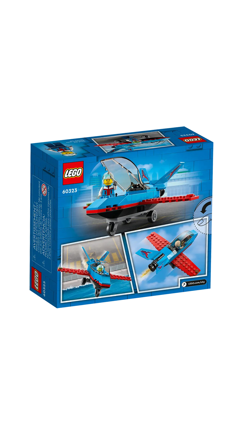 Lego city great vehicles ακροβατικό αεροπλάνο 60323 - Lego, Lego City