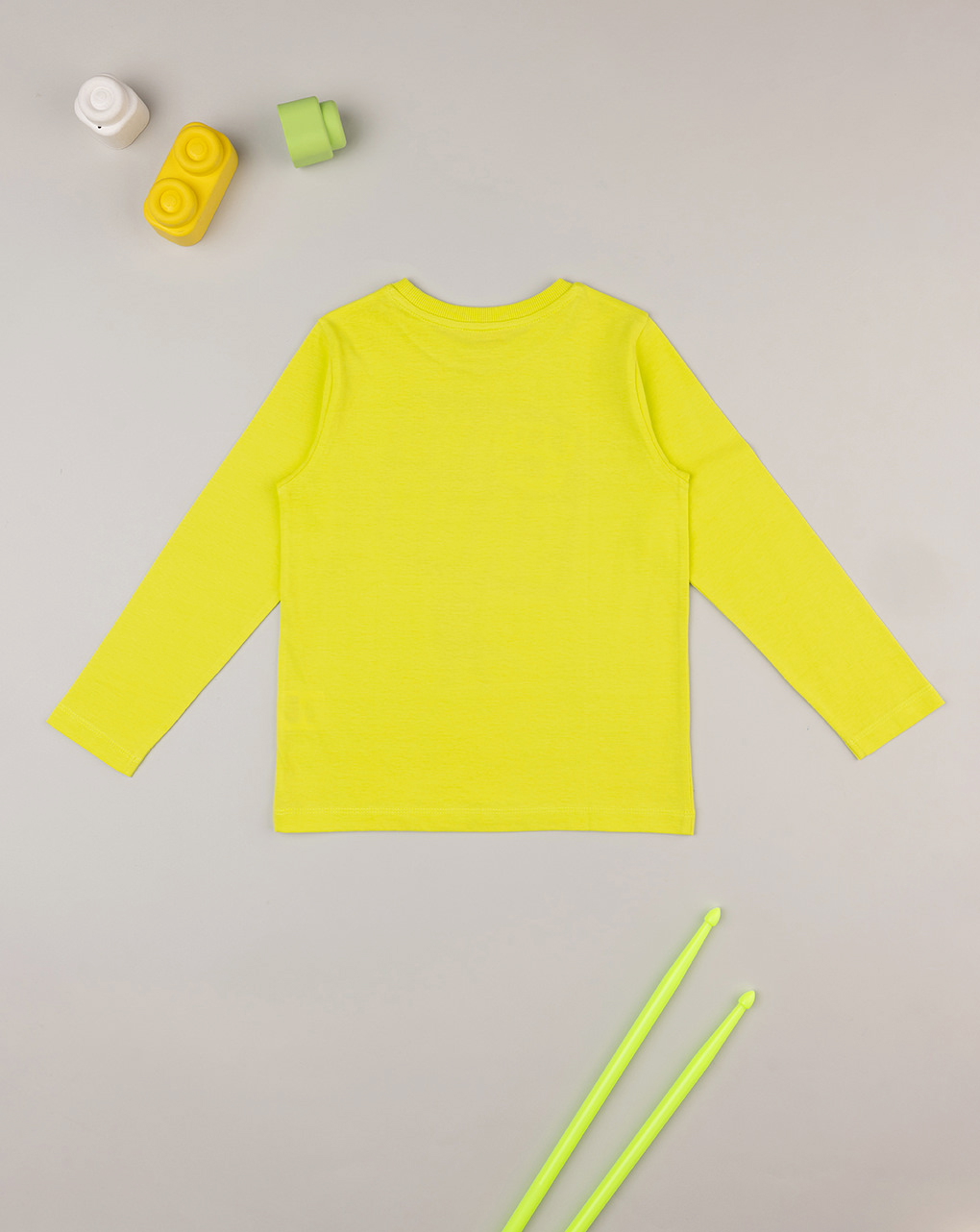 παιδική μπλούζα κίτρινη με δεινόσαυρο για αγόρι - Prénatal