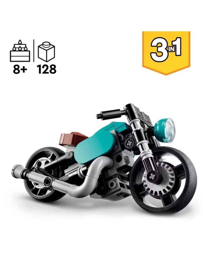 Lego creator 3in1 vintage motorcycle 31135 - Lego, Lego Creator