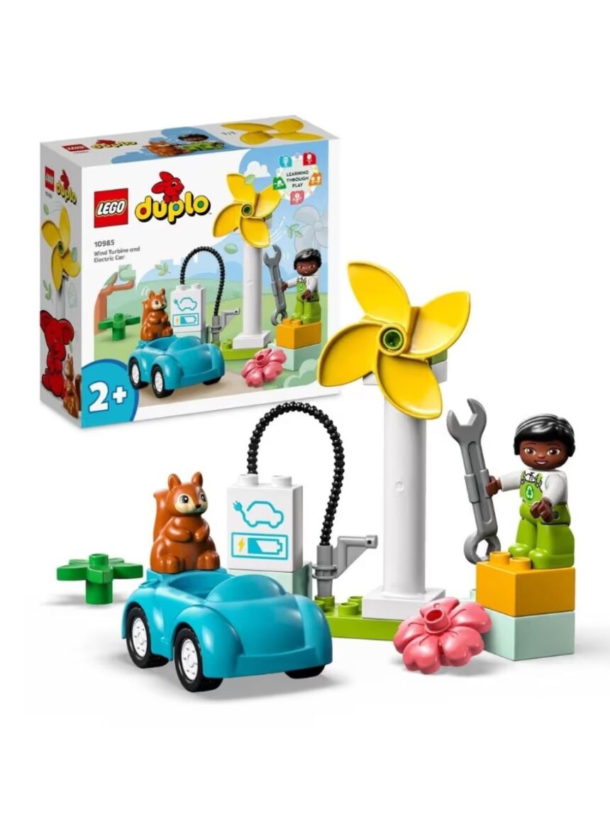 Lego duplo ανεμογεννήτρια και ηλεκτρικό αυτοκίνητο 10985 - LEGO DUPLO