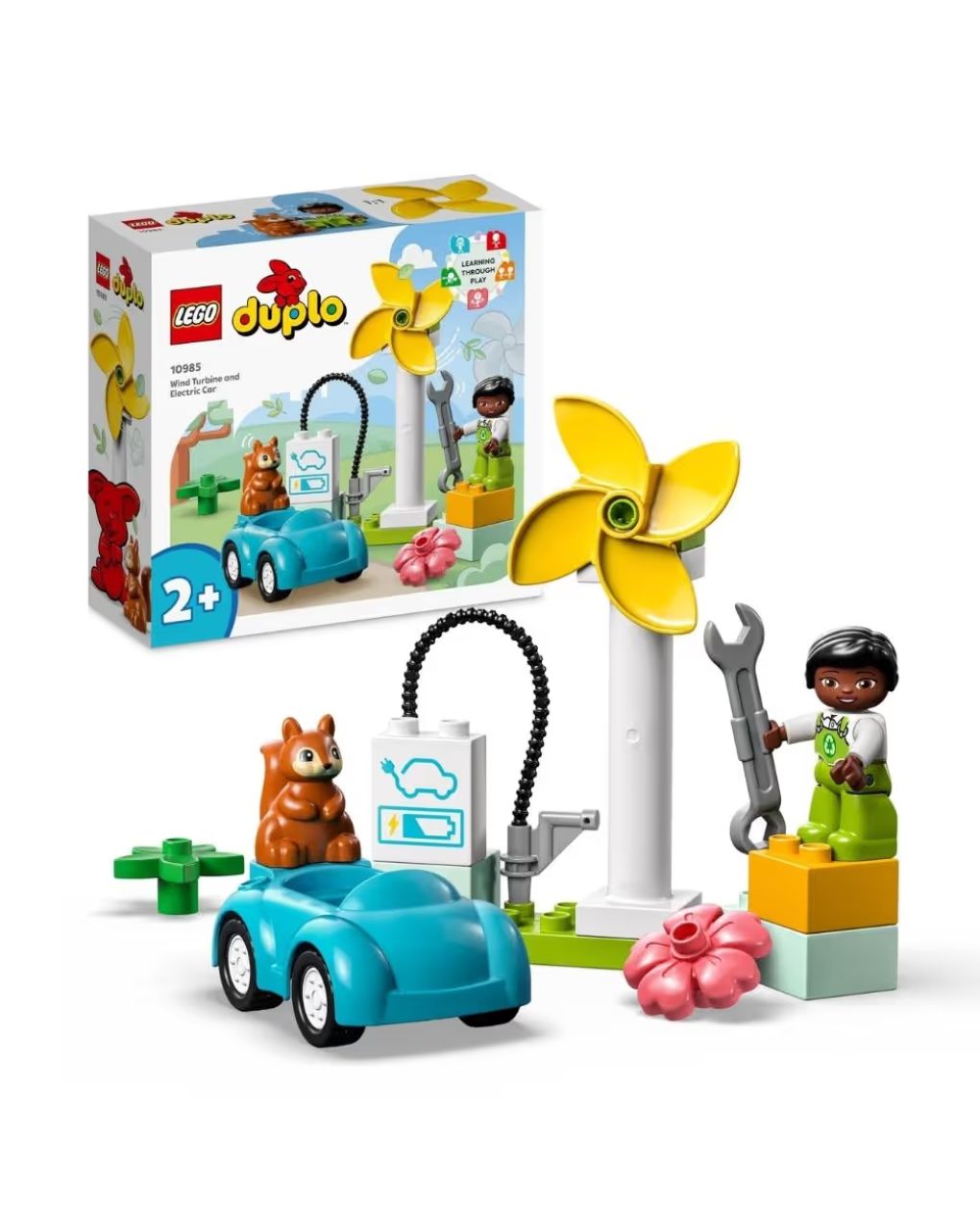 Lego duplo ανεμογεννήτρια και ηλεκτρικό αυτοκίνητο 10985
