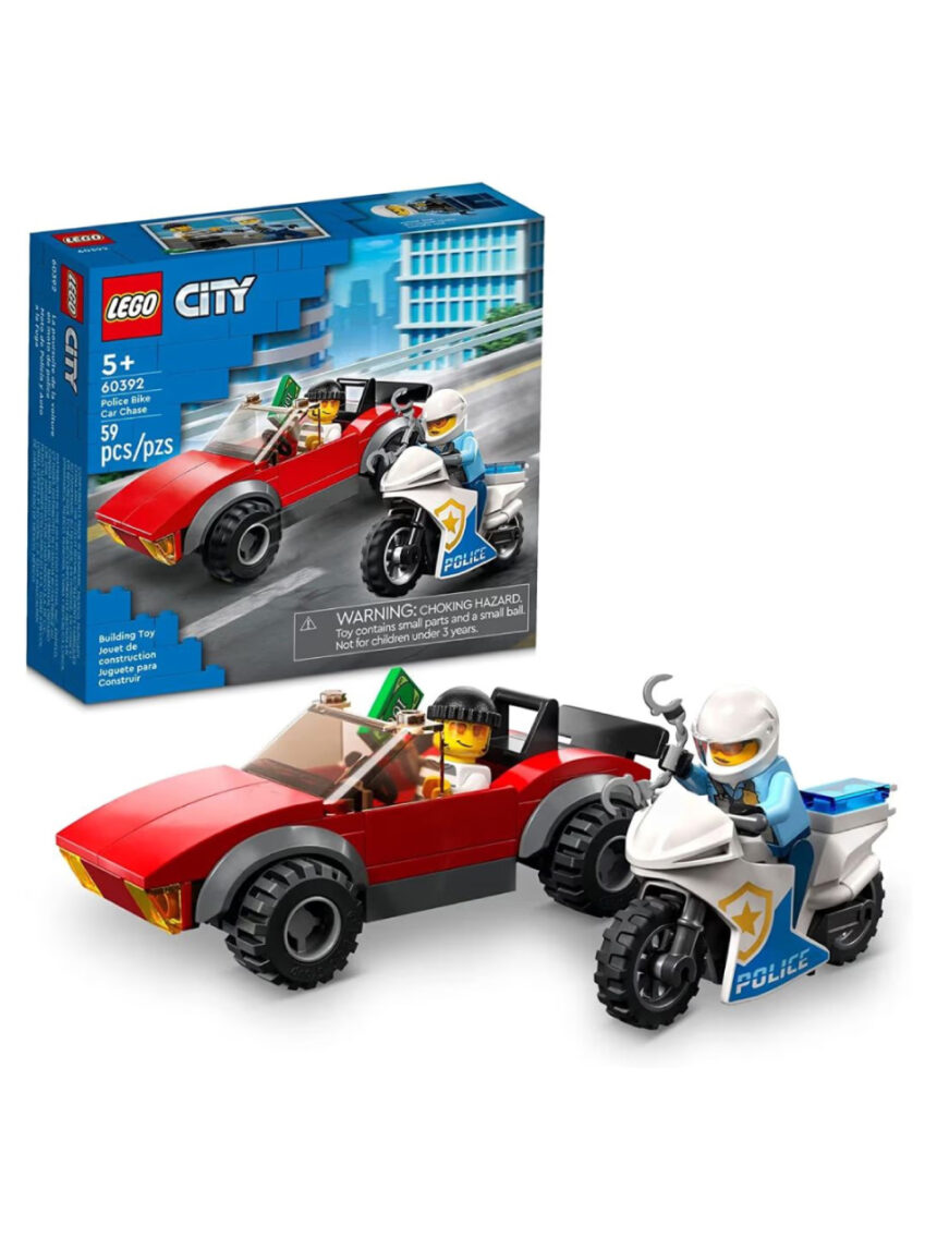 Lego city police bike car chase 60392 - Lego, Lego City