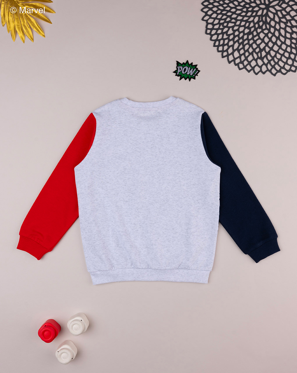 παιδική μπλούζα φούτερ γκρι spiderman για αγόρι - Prénatal