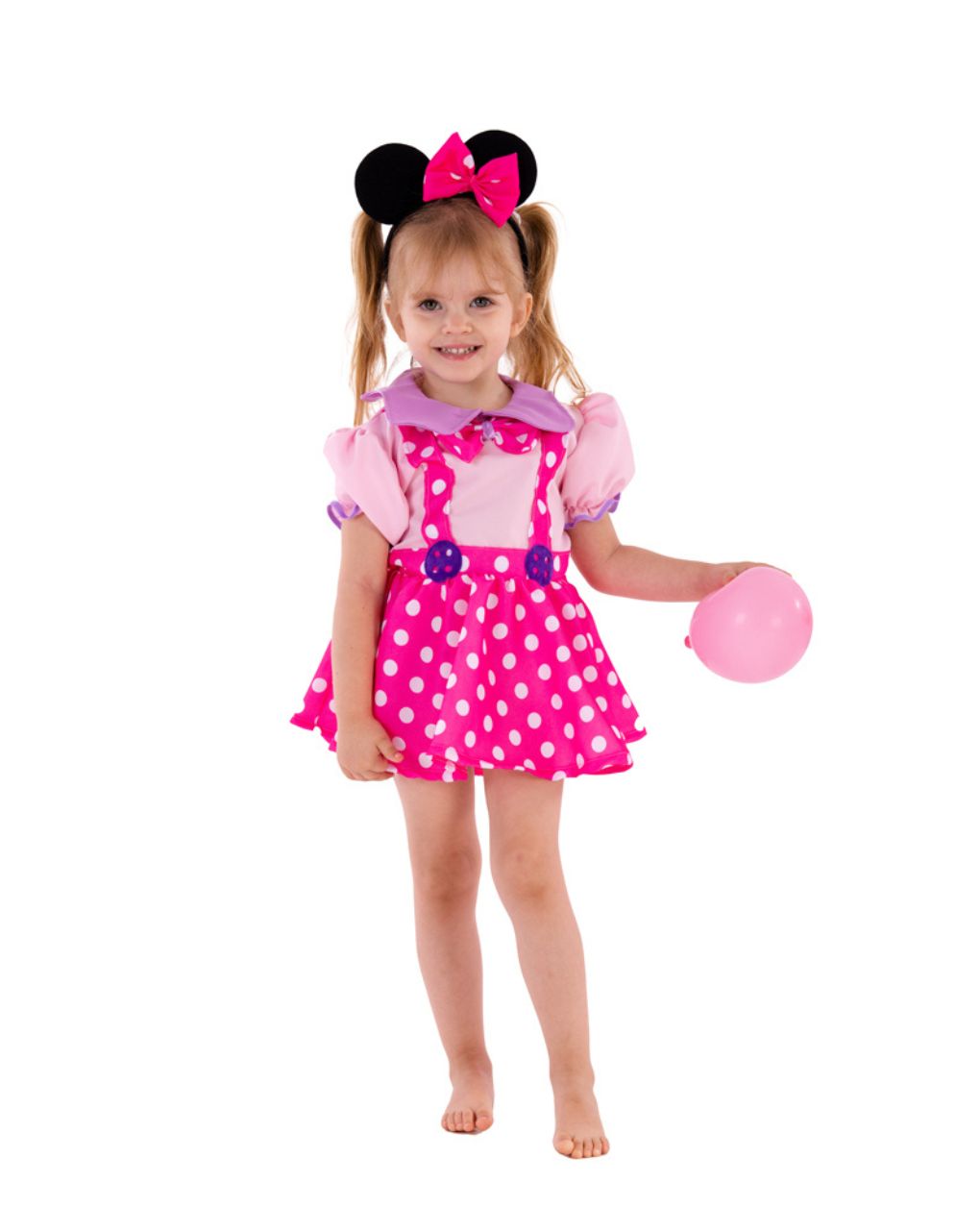 Fun fashion αποκριάτικη στολή pink mouse 24 μηνών 00424