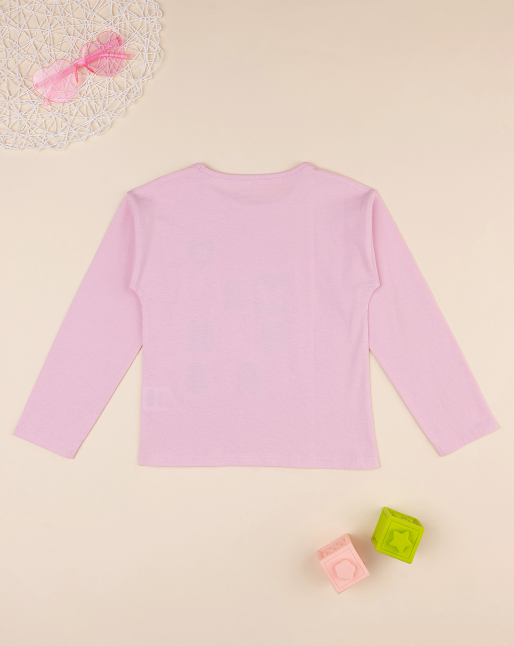 παιδική μπλούζα ροζ love για κορίτσι - Prénatal