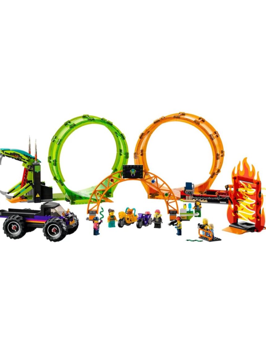 Lego city stuntz ακροβατική πίστα με δύο λουπ 60339 - Lego, Lego City