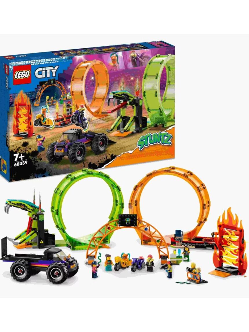 Lego city stuntz ακροβατική πίστα με δύο λουπ 60339 - Lego, Lego City