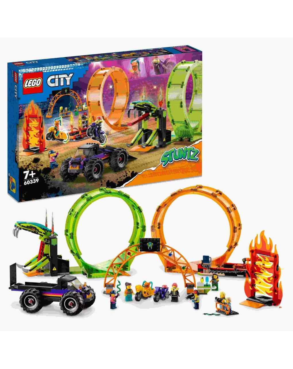 Lego city stuntz ακροβατική πίστα με δύο λουπ 60339 - Lego, Lego City