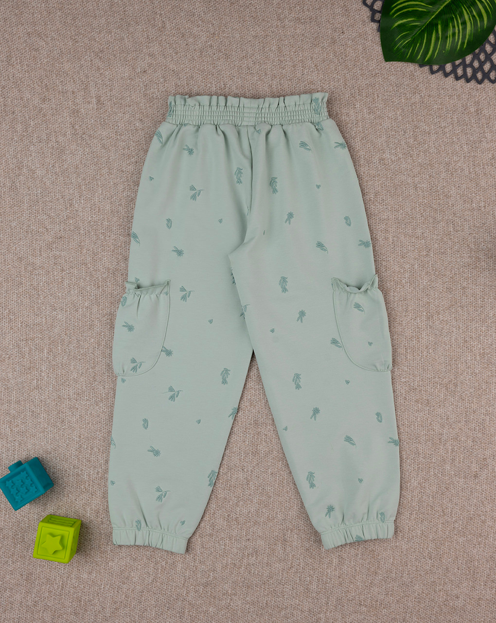 παιδικό παντελόνι φορμας πράσινο garden girl για κορίτσι - Prénatal
