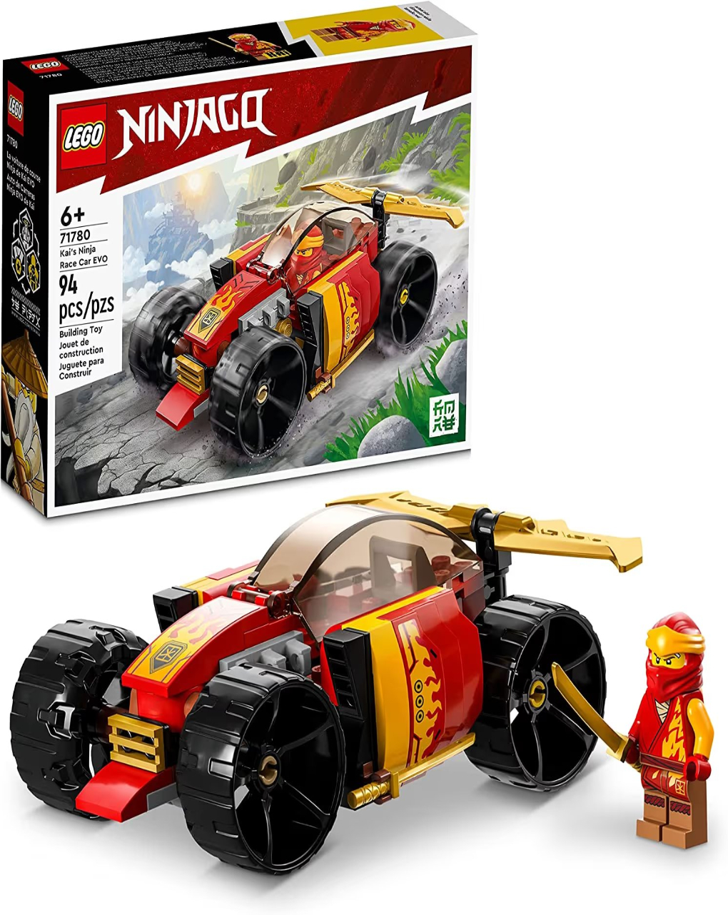 Lego minecraft kai’s ninja race car evo 71780