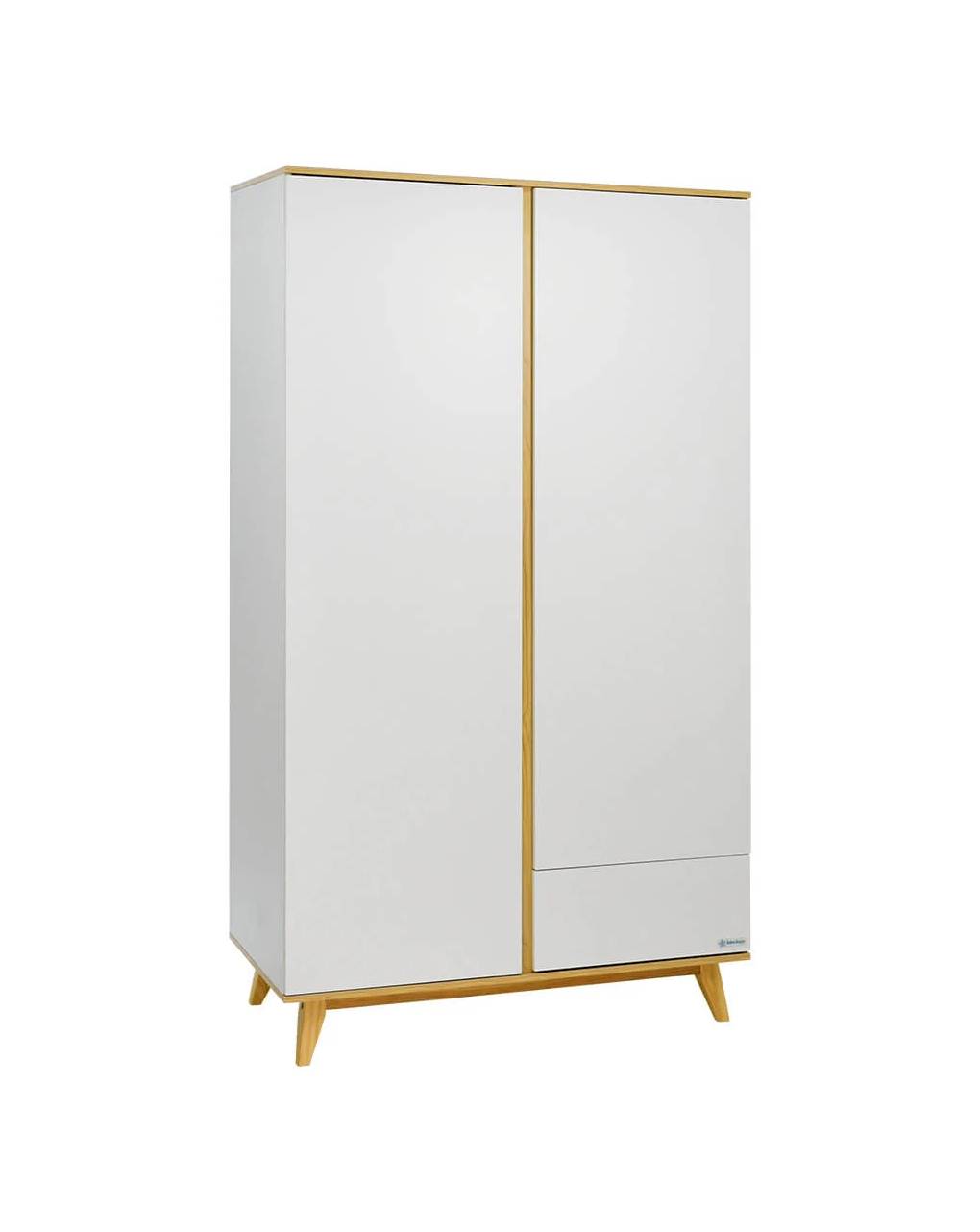 Bebe stars παιδική ντουλάπα δίφυλλη (105x55x196) cappuccino