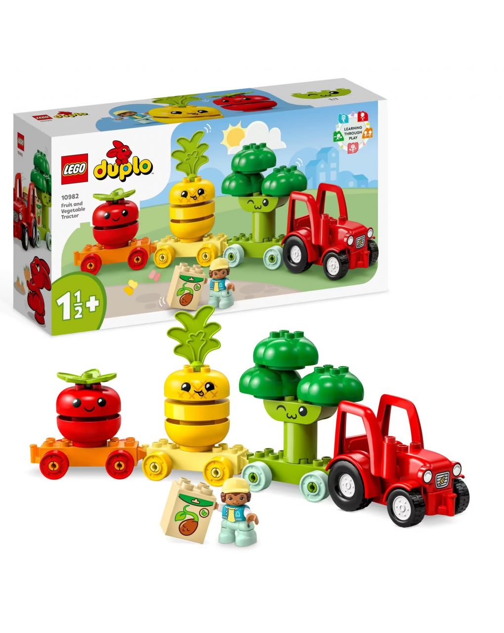 Lego duplo τρακτέρ φρούτων και λαχανικών 10982