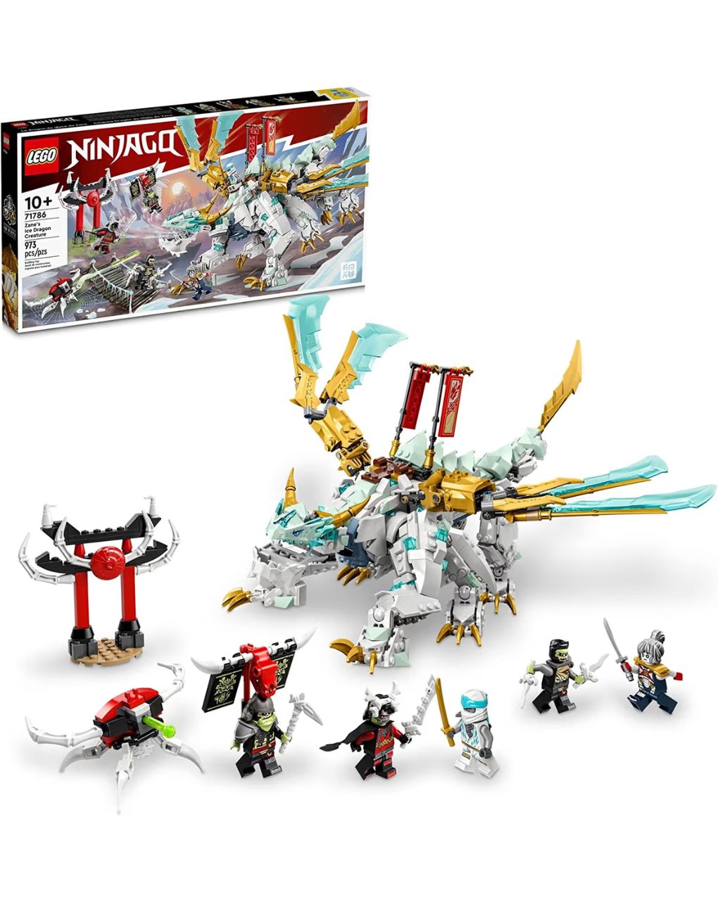 Lego ninjago zane’s ice dragon creature 71786