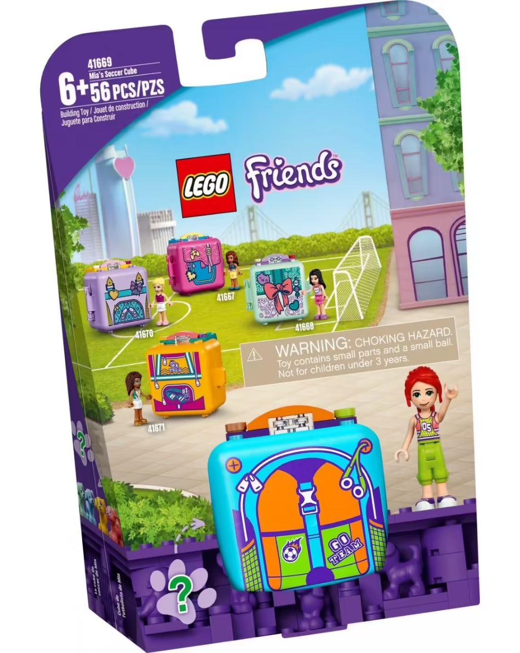 Lego friends κύβος ποδοσφαίρου της μία  41669