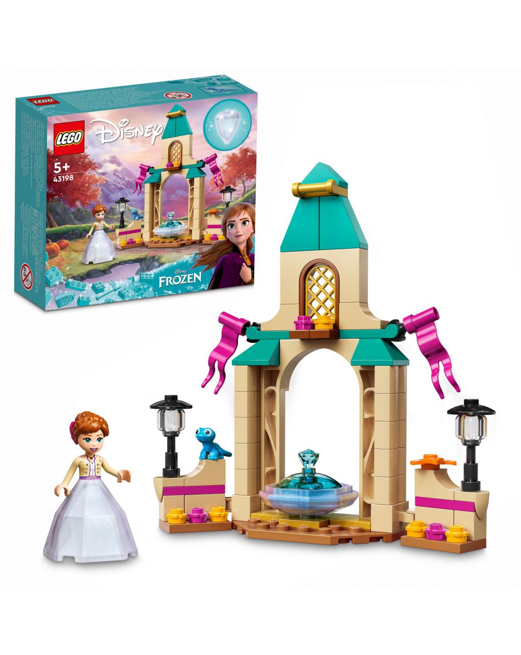 Lego  disney princess η αυλή του κάστρου της άννας 43198