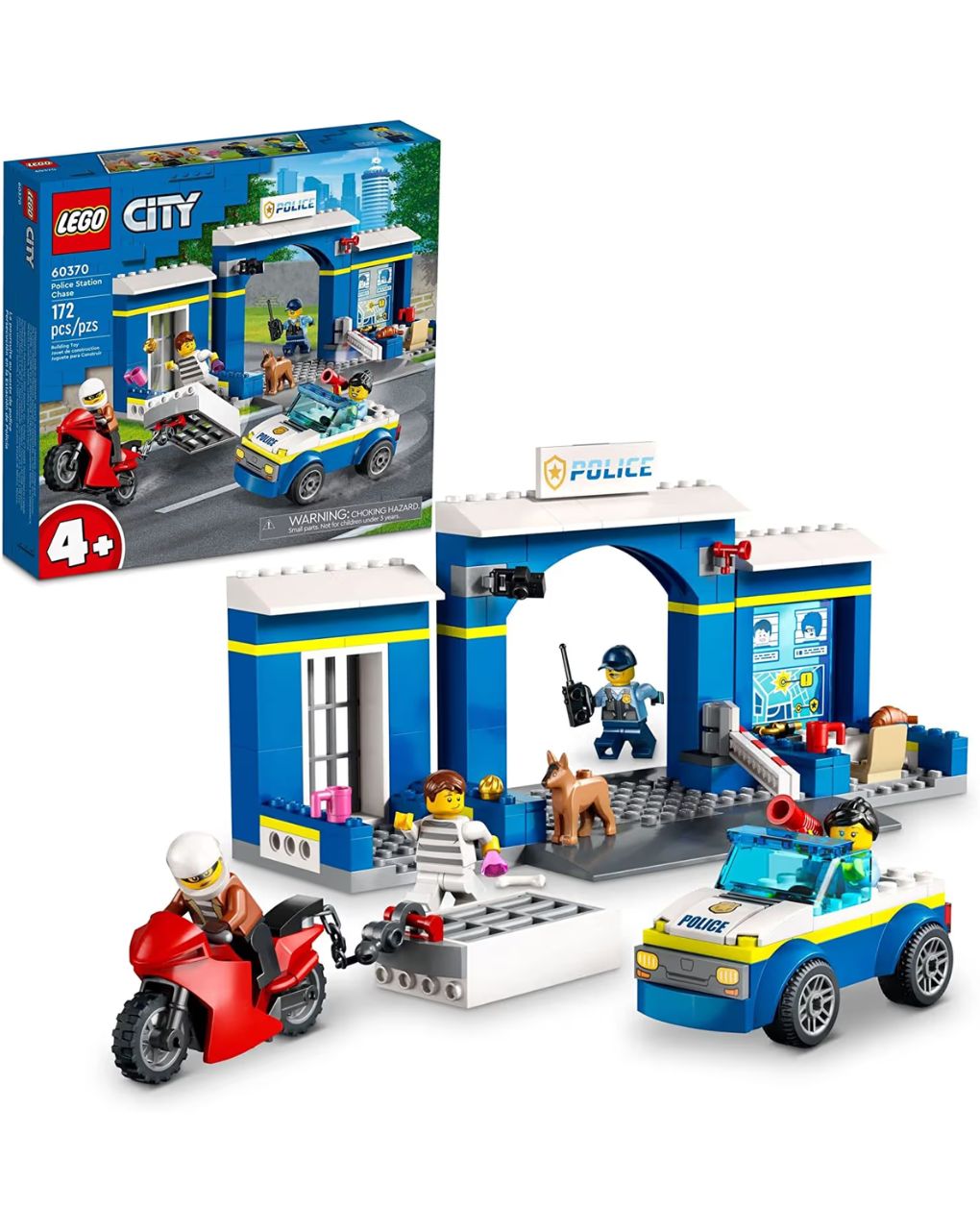 Lego city police station chase 60370