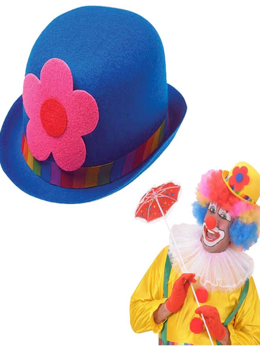 τσα-φαλ αποκριάτικο καπέλο τσόχα κλόουν διάφορα χρώματα α0305 - TSA-FAL