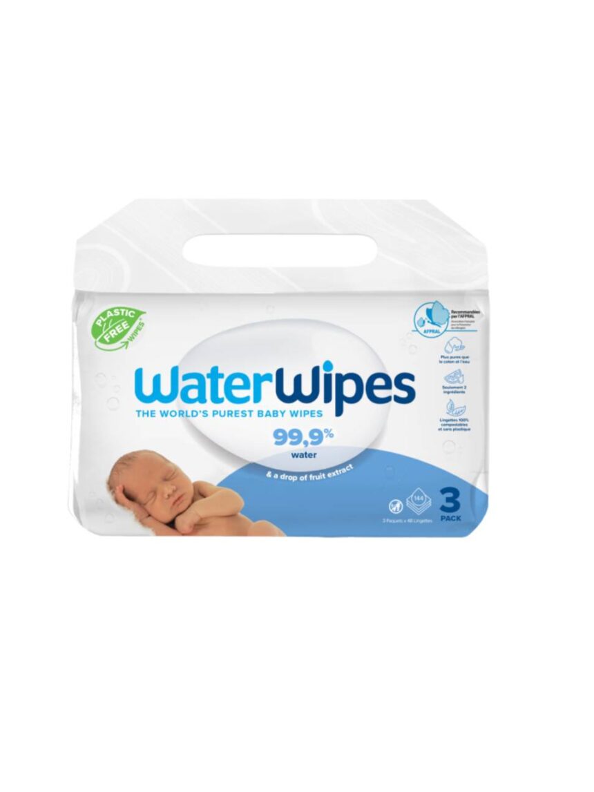 Waterwipes, πακέτο προσφοράς bio μαντηλάκια 3x48 - WaterWipes