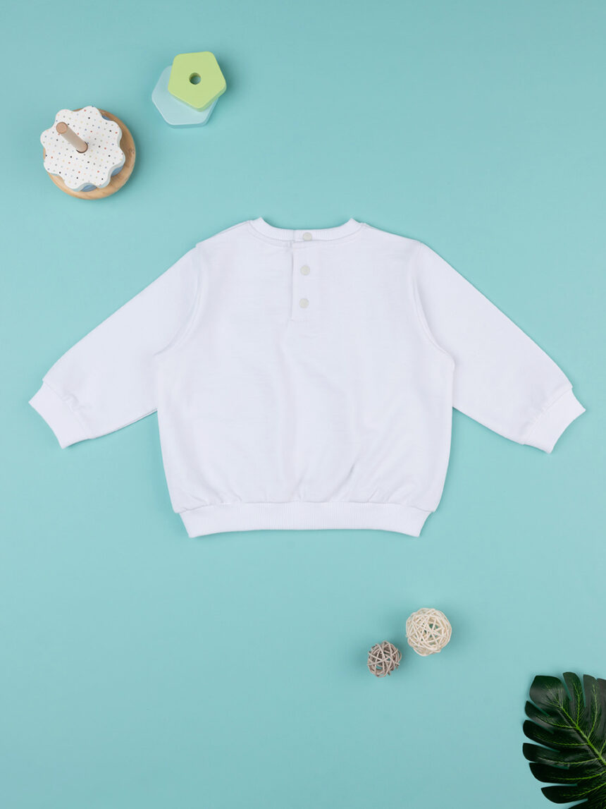 βρεφική μπλούζα λευκή indigo για αγόρι - Prénatal