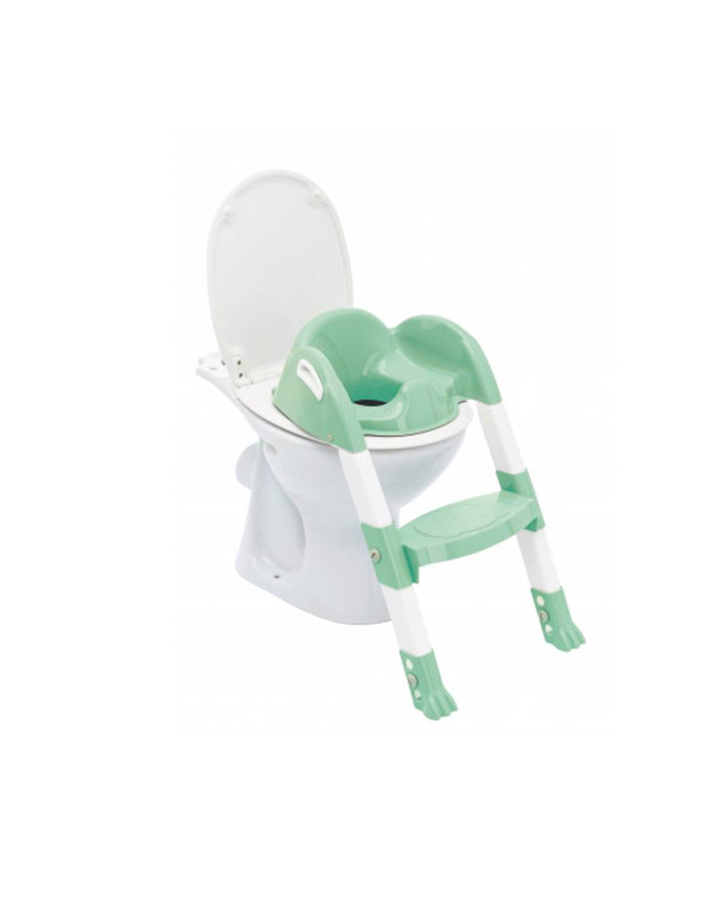 Thermobaby kiddyloo εκπαιδευτικό στεφάνι τουαλέτας με σκαλάκια mint - THERMOBABY