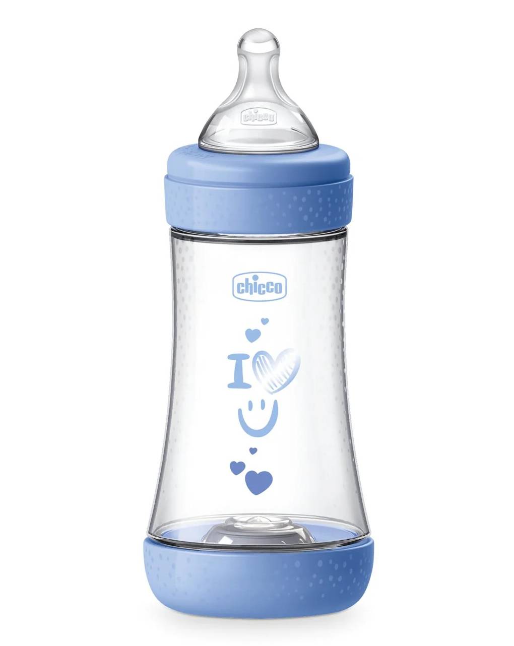 Chicco πλαστικό μπιμπερό p5 σιελ 240ml 2m+ - Chicco